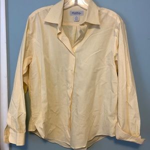 Brooks Brothers Yellow Check Shirt